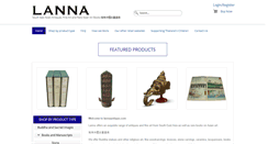 Desktop Screenshot of lannaantique.com